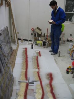 tetsuo harada artist sculpture painting drawing land art france japan sex love peace granit marble exhibition museum