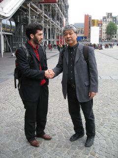 tetsuo harada artist sculpture painting drawing land art france japan sex love peace granit marble exhibition museum