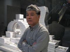 tetsuo harada artist sculpture painting drawing land art france japan sex love peace granit marble exhibition museum
